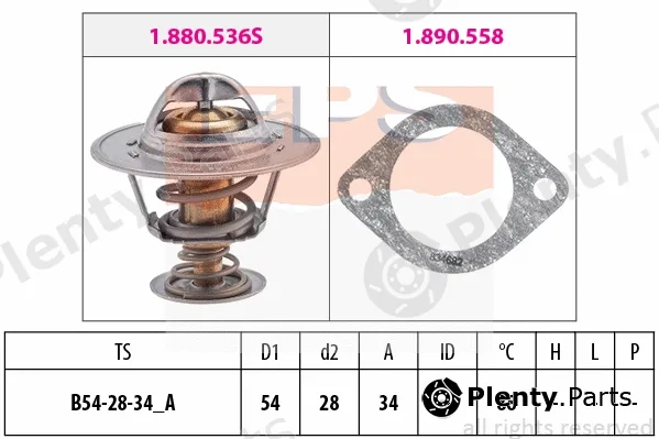 MDR EPS-1880536 — Thermostat, coolant