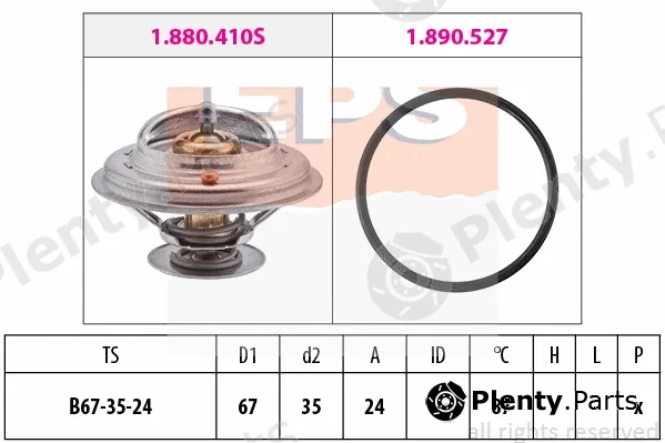 MDR EPS-1880410 — Thermostat, coolant