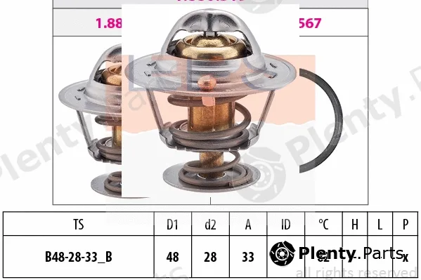 MDR EPS-1880319S — Thermostat, coolant