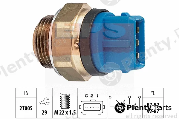 MDR EPS-1850700 — Temperature Switch, radiator fan