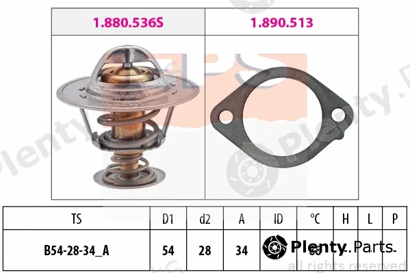 MDR EPS-1880869 — Thermostat, coolant