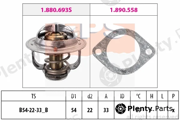 MDR EPS-1880693 — Thermostat, coolant