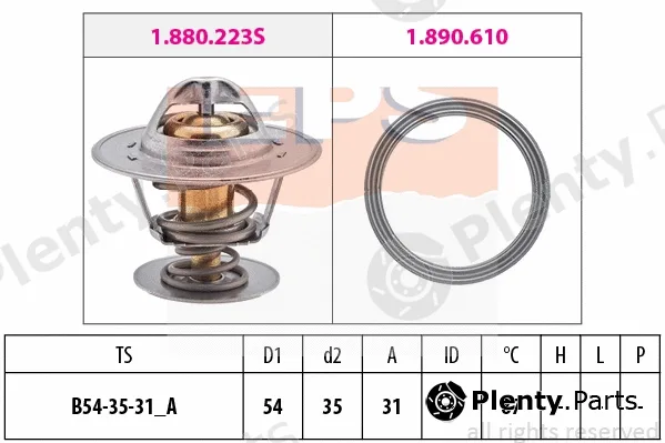 MDR EPS-1880435 — Thermostat, coolant