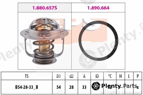 MDR EPS-1880657 — Thermostat, coolant
