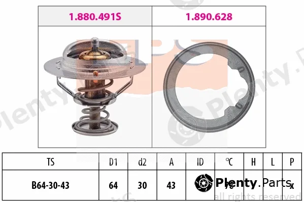 MDR EPS-1880496 — Thermostat, coolant