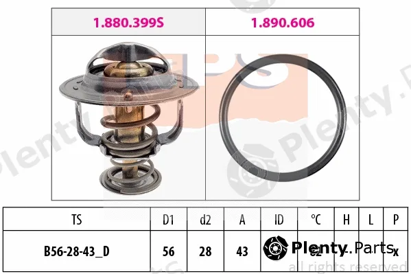 MDR EPS-1880848 — Thermostat, coolant