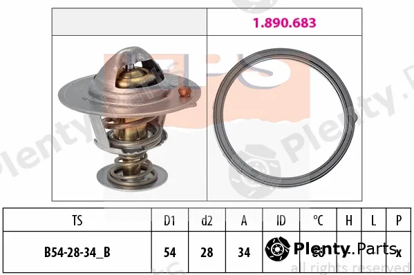 MDR EPS-1880834 — Thermostat, coolant