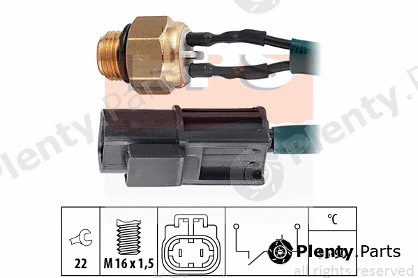 MDR EPS-1850055 — Temperature Switch, radiator fan