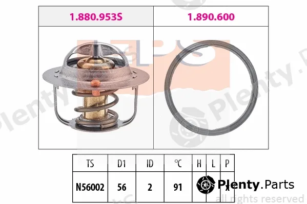 MDR EPS-1880953 — Thermostat, coolant