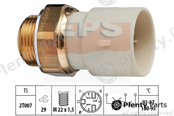 MDR EPS-1850663 — Temperature Switch, radiator fan