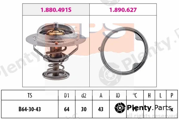 MDR EPS-1880491 — Thermostat, coolant