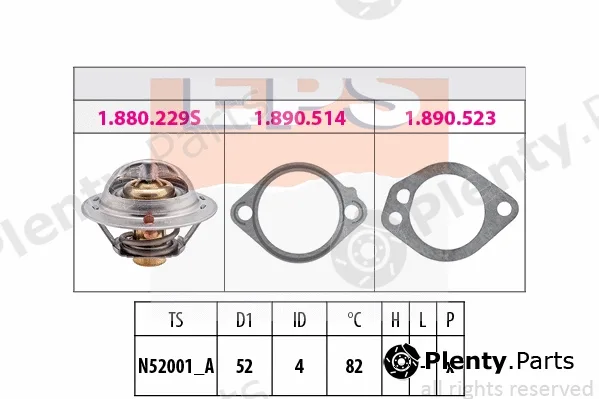 MDR EPS-1880229 — Thermostat, coolant