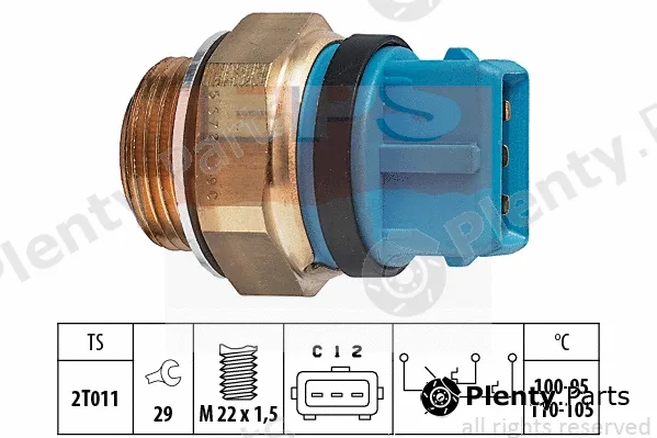 MDR EPS-1850672 — Temperature Switch, radiator fan