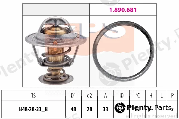 MDR EPS-1880724 — Thermostat, coolant