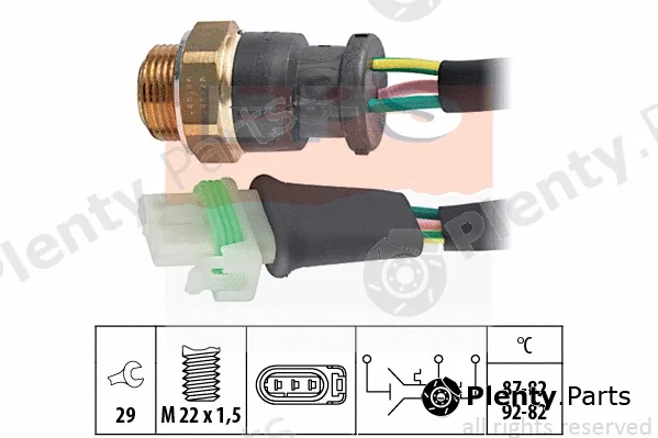 MDR EPS-1850661 — Temperature Switch, radiator fan