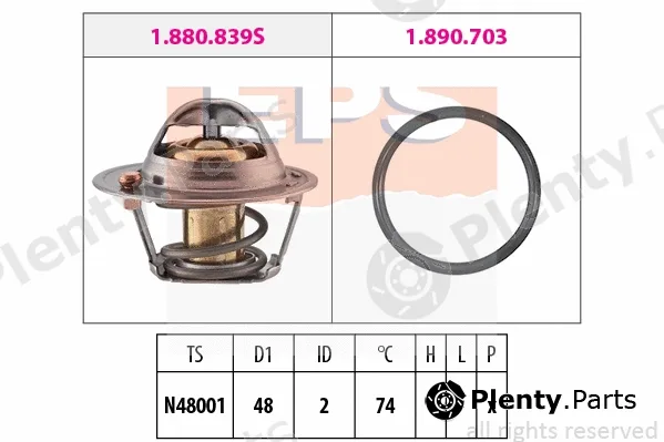 MDR EPS-1880840 — Thermostat, coolant