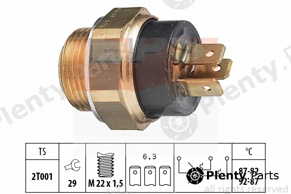 MDR EPS-1850606 — Temperature Switch, radiator fan