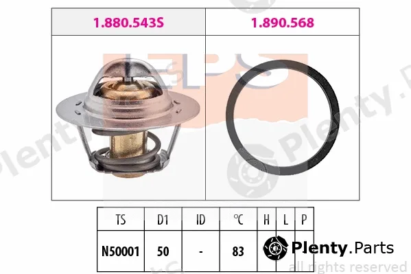 MDR EPS-1880543 — Thermostat, coolant