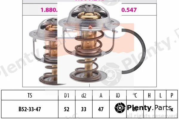 MDR EPS-1880205S — Thermostat, coolant