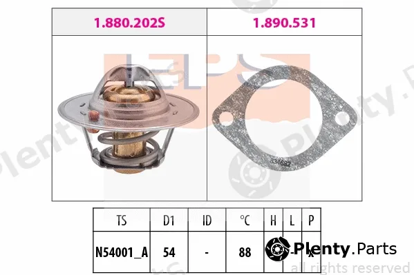MDR EPS-1880600 — Thermostat, coolant