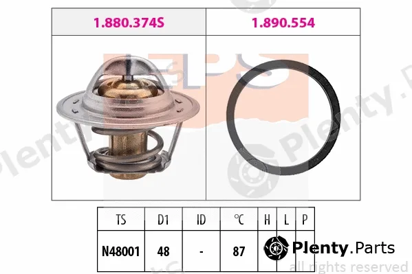 MDR EPS-1880374 — Thermostat, coolant