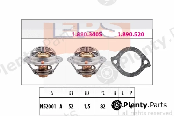 MDR EPS-1880228 — Thermostat, coolant