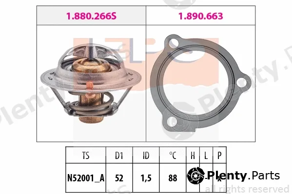 MDR EPS-1880647 — Thermostat, coolant