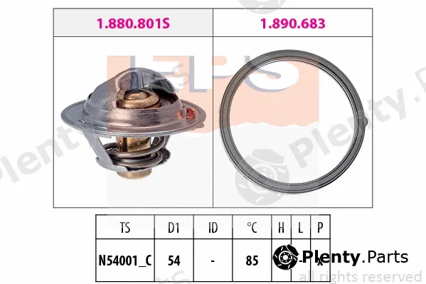 MDR EPS-1880803 — Thermostat, coolant