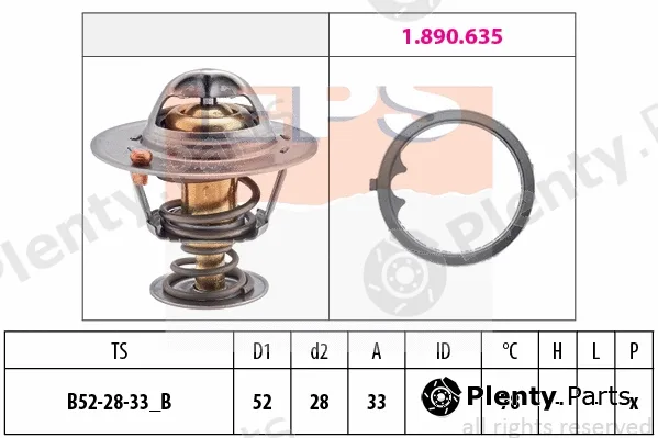 MDR EPS-1880503 — Thermostat, coolant