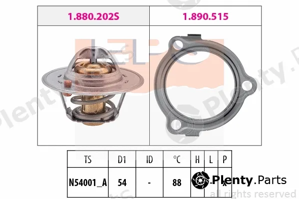 MDR EPS-1880234 — Thermostat, coolant