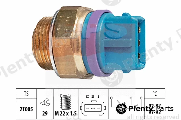 MDR EPS-1850629 — Temperature Switch, radiator fan