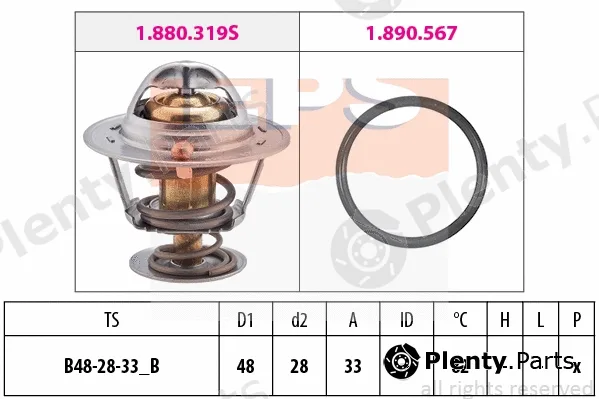 MDR EPS-1880319 — Thermostat, coolant