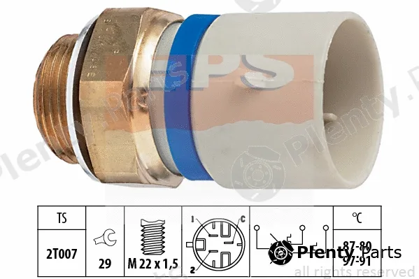 MDR EPS-1850701 — Temperature Switch, radiator fan