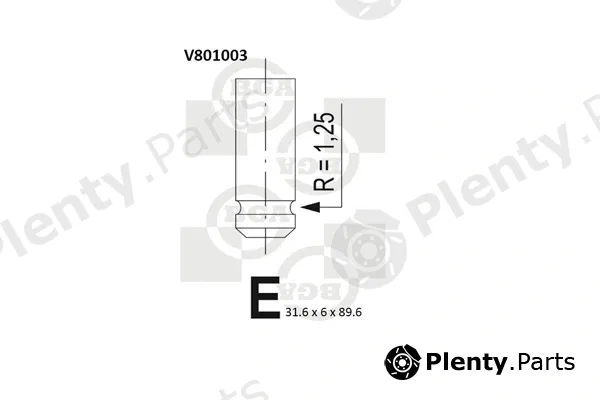 BGA V801003 — Intake Valve