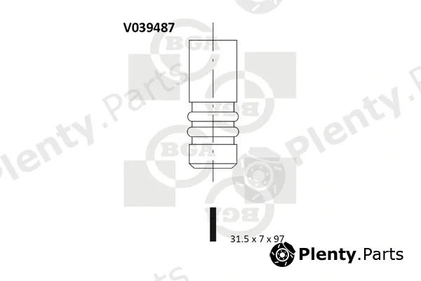 BGA V039487 — Exhaust Valve