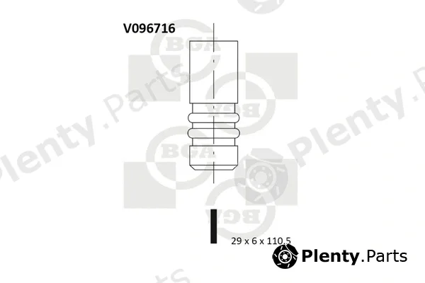 BGA V096716 — Exhaust Valve