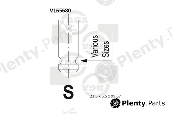 BGA V165680 — Intake Valve