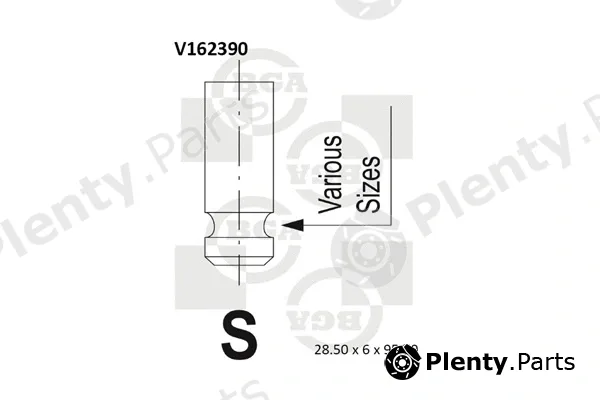 BGA V162390 — Intake Valve