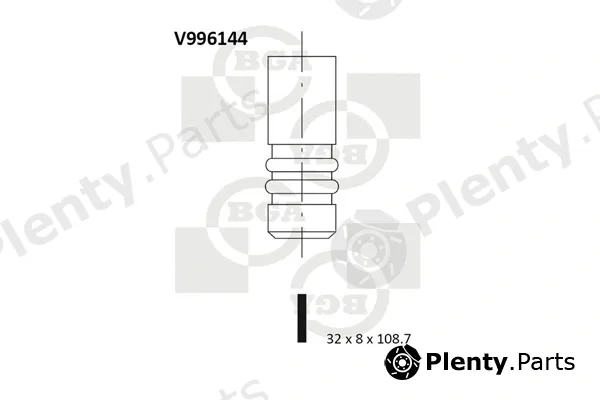 BGA V996144 — Exhaust Valve