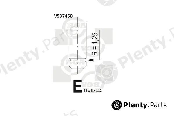 BGA V537450 — Exhaust Valve