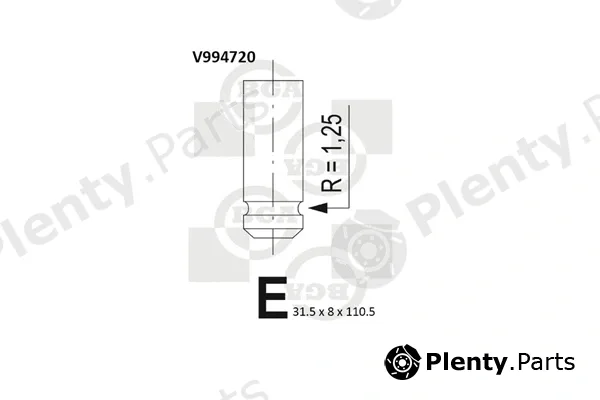BGA V994720 — Exhaust Valve