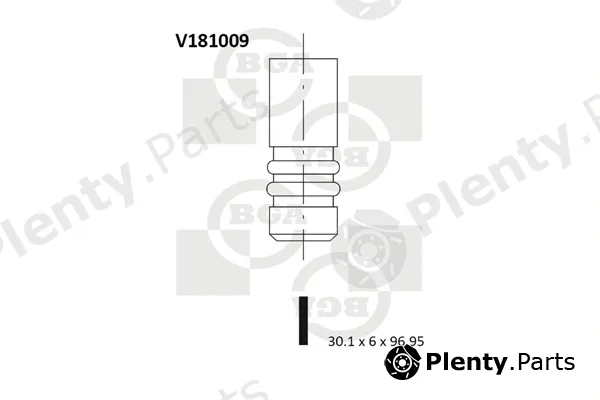 BGA V181009 — Intake Valve