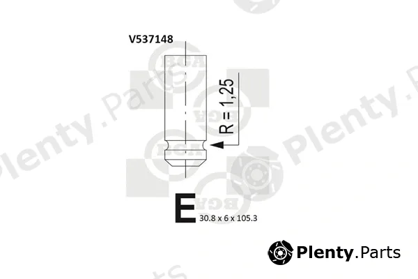 BGA V537148 — Exhaust Valve