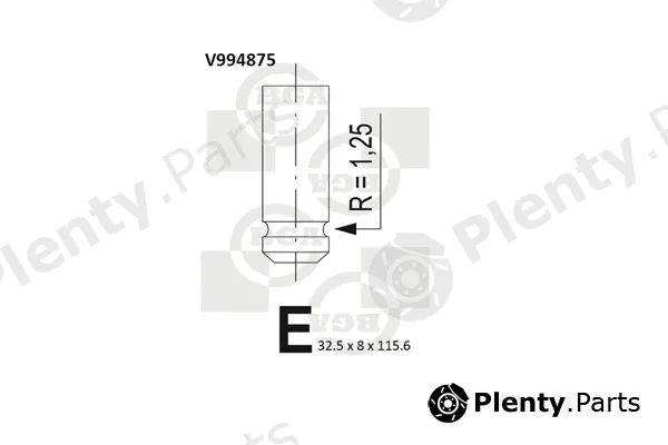 BGA V994875 — Exhaust Valve