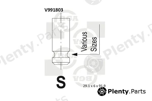 BGA V991803 — Intake Valve