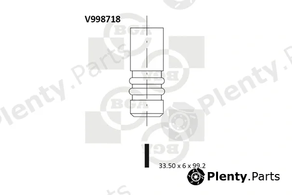 BGA V998718 — Intake Valve