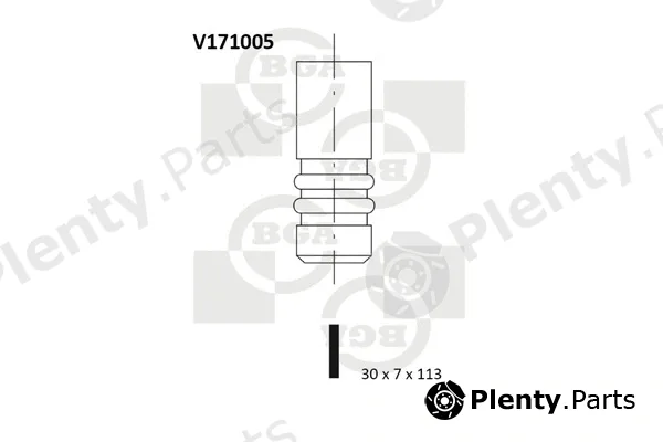 BGA V171005 — Intake Valve