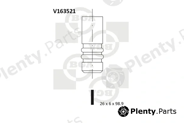 BGA V163521 — Exhaust Valve