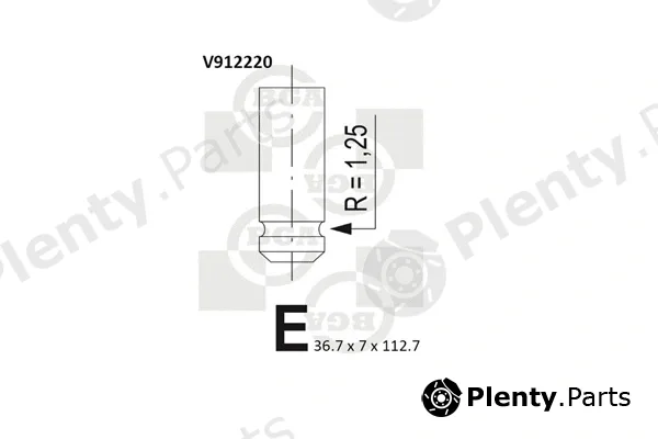 BGA V912220 — Intake Valve