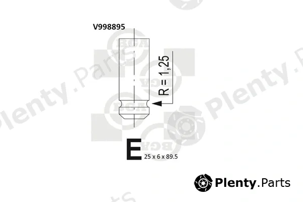 BGA V998895 — Exhaust Valve